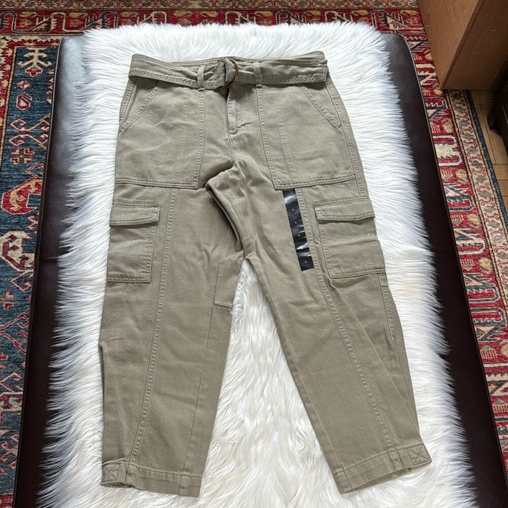 Banana Republic Factory Green Tapered Utility Surplus Pants - Picture 2 of 7
